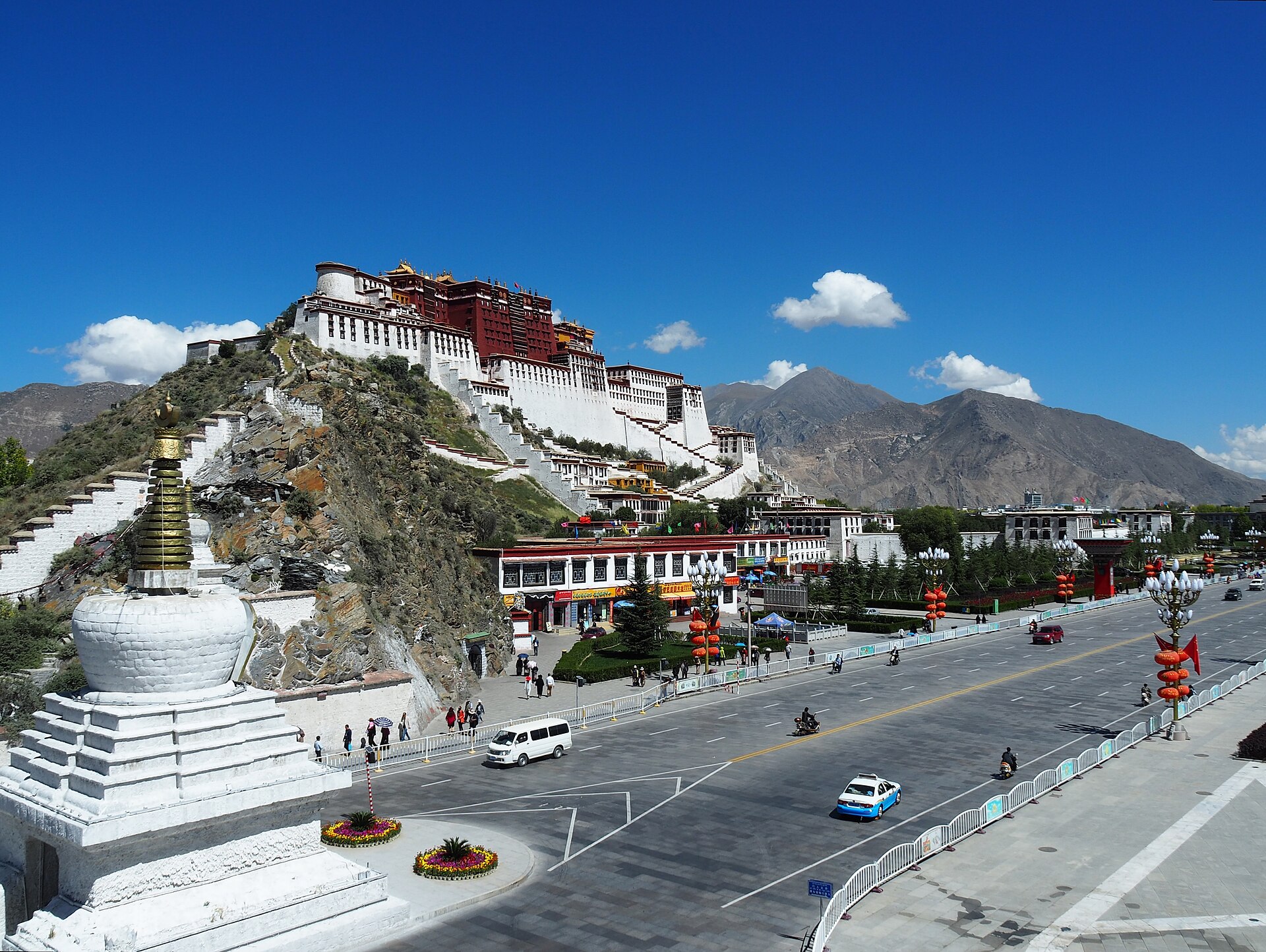 Potala Palace rising above Lhasa